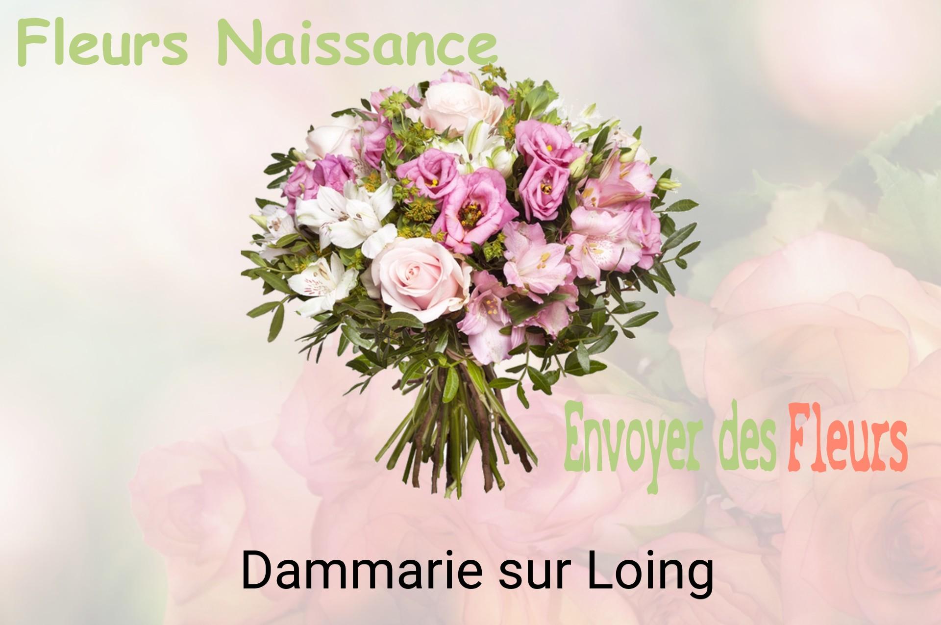 Bouquet de fleurs de naissance livré à Dammarie-sur-Loing